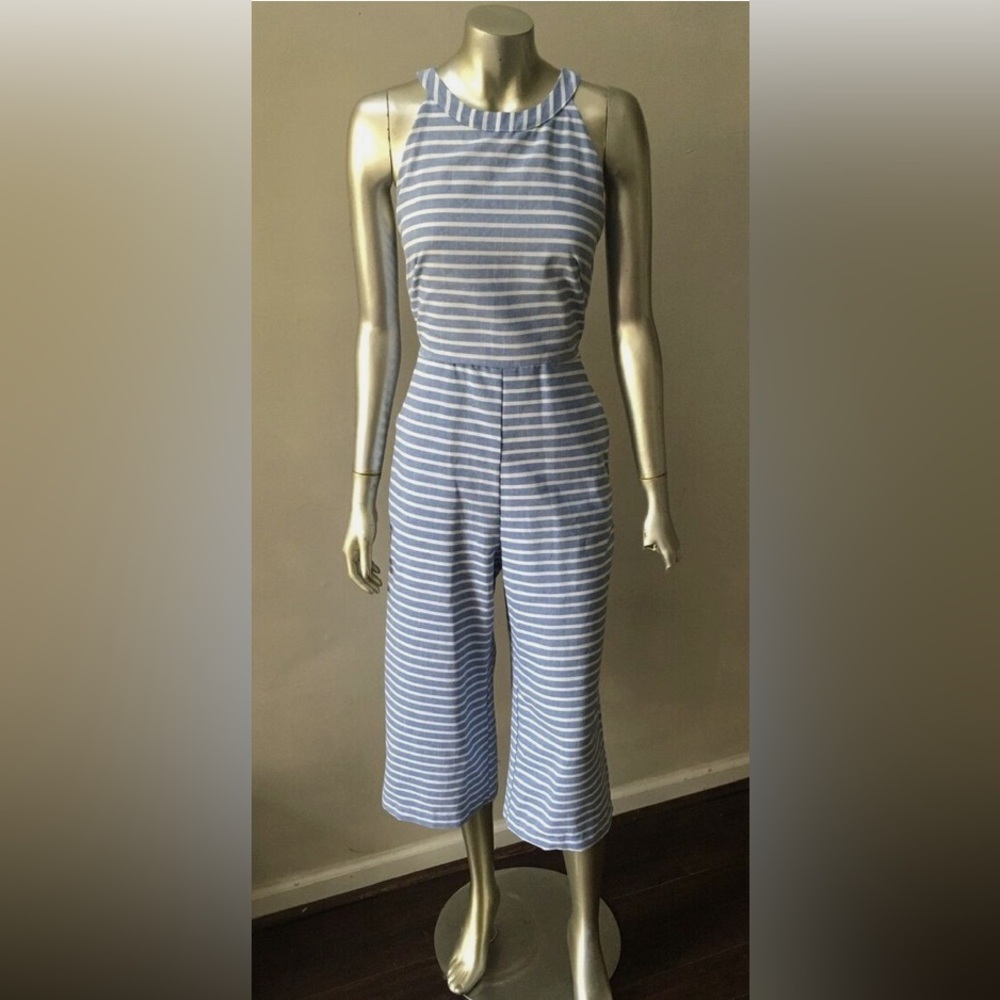 Unbranded stripe Wide Leg Jumpsuit